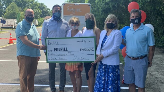 Ribbon cutting of expansion at Fulfill food bank