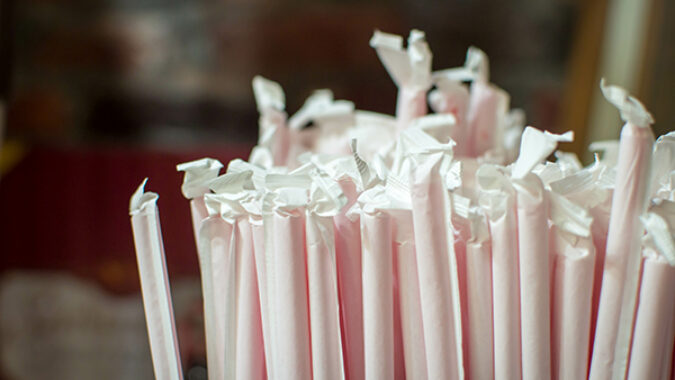 plastic drinking straws